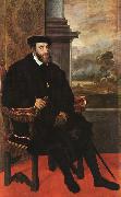 Charles V, Seated  Titian